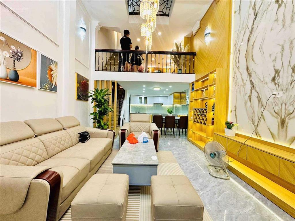 Siêu phẩm nhà đẹp 50m2 lô góc, ô tô đỗ cửa, view hồ đền lừ, hoàng mai, xây mới 5 tầng
