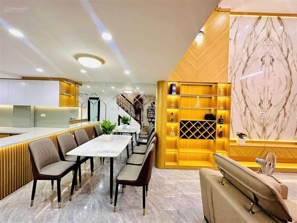 Siêu phẩm nhà đẹp 50m2 lô góc, ô tô đỗ cửa, view hồ đền lừ, hoàng mai, xây mới 5 tầng
