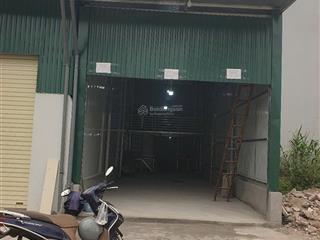 Cho thuê kho xưởng dt 69m2, đường trước nhà rộng 30m, trong khu đất dịch vụ 25,2ha vân canh