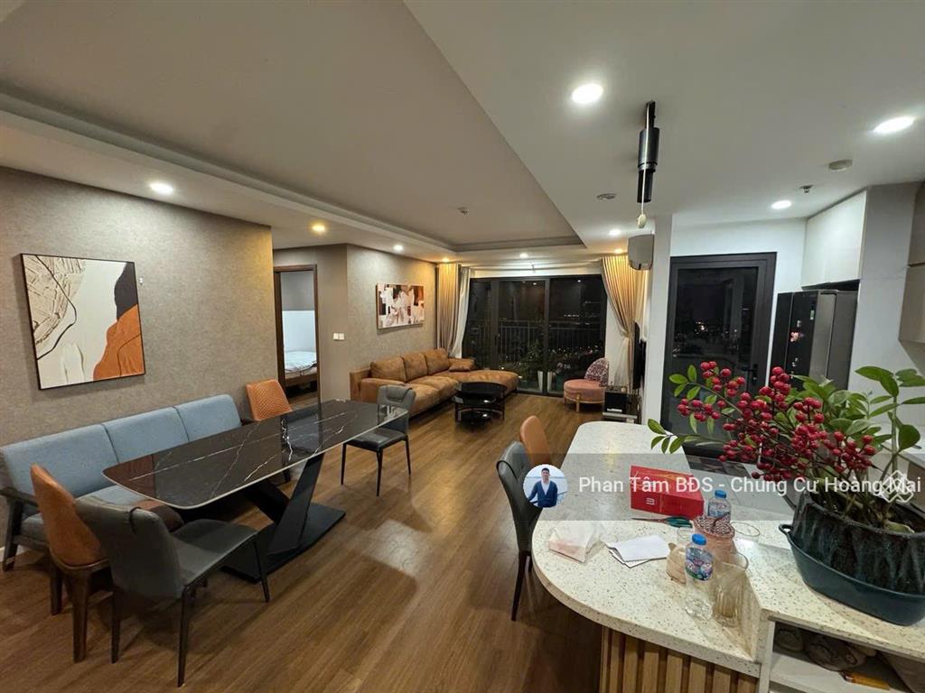 Bán căn góc hoa hậu 3n, dt 105m2, full nt, giá 8.6 tỷ, view đẹp, sổ hồng, eco lake, hoàng mai, hn