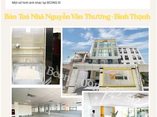 Bán nhà mặt phố tại nguyễn văn thương, p 19, q.bình thạnh, 51,75 tỷ, 135m2