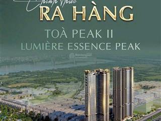 Bán 69,9m căn chung cư lumiere essence peak giá chủ đầu tư view hồ thoáng mát