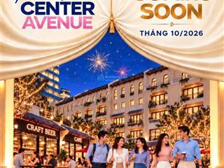 Bán shophouse tại center avenue, vinhomes global gate, 13 tỷ vnd, 96m2, 6 tầng, mặt tiền 6m