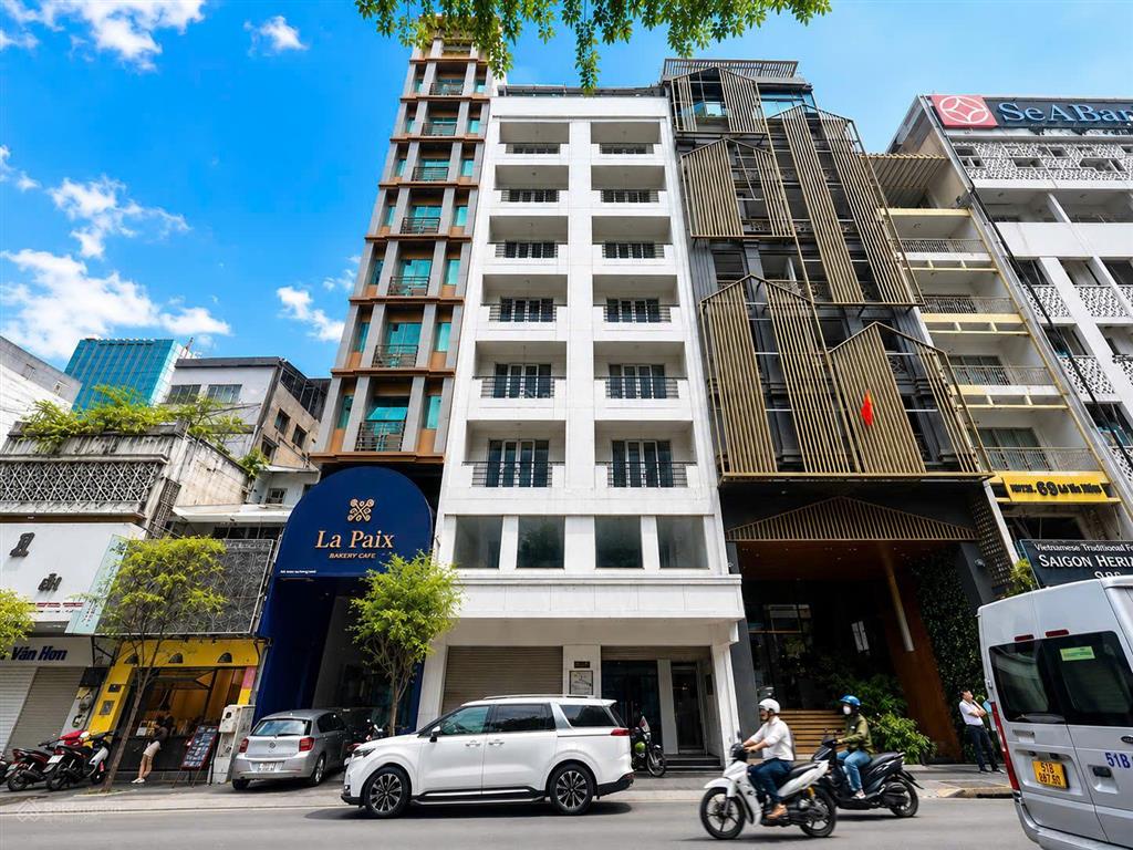 Bán khách sạn 3* mặt tiền đông du, phường bến nghé, quận 1, kc h, 8 tầng, 38 phòng, giá 165 tỷ tl
