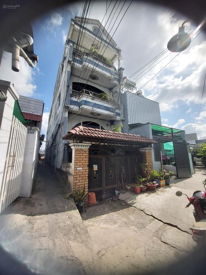 Bán gấp nhà 150m2, trệt + 2 lầu + st, hẻm 1246 tỉnh lộ 10, p.tân tạo, tp.hcm