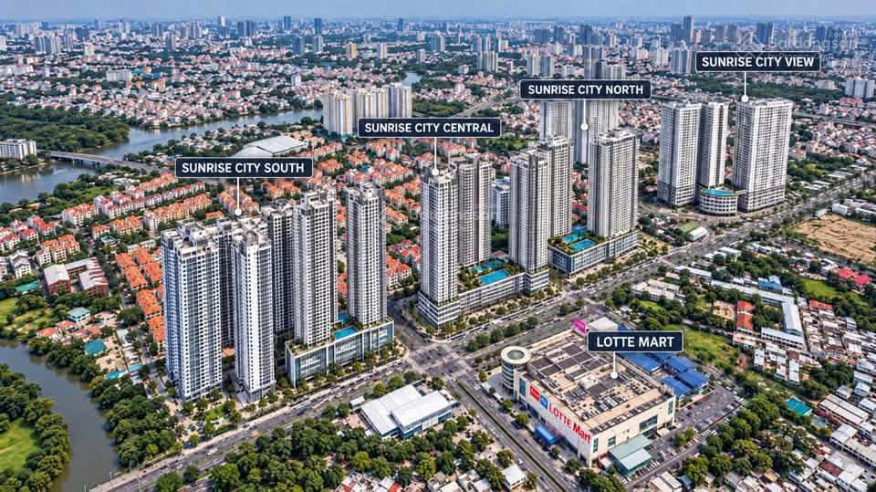 Giá tốt! bán căn hộ sunrise city central 2pn có sổ hồng