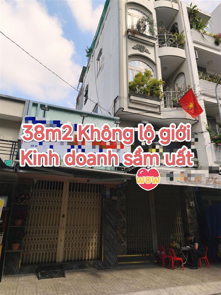 Mặt tiền kd phường phú thọ hòa  phố vải tp  38m2 vỉa hè không lg