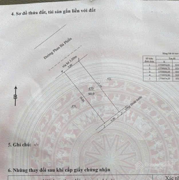 Bán đất mặt tiền đi bộ vài bước chân ra biển  đường phan bá phiến trục thông biển
