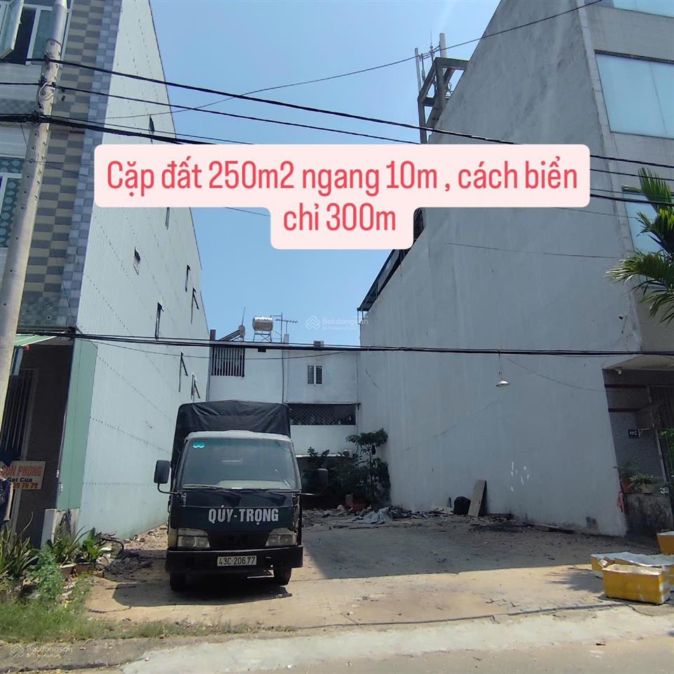 Bán cặp đất 250m2 đẹp xuất sắc đường bàu mạc sát lô góc đầu đường nguyễn chánh, cách biển 300m