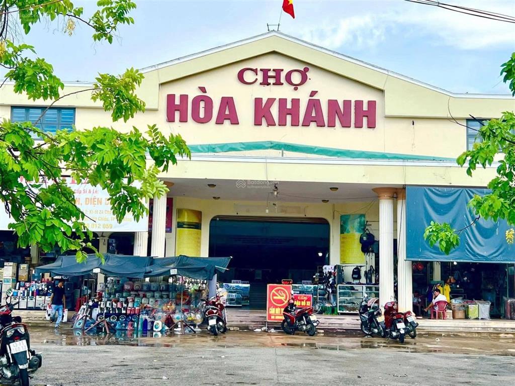 Đất 140m² mt đường đồng kè, khu vực sầm uất gần chợ hoà khánh, giá nhỉnh 6 tỷ
