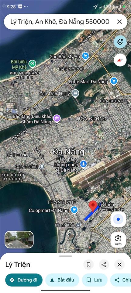 Bán cặp đất liền kề đường 7m5 lý triện, 200m2, tiện xây căn hộ kd, biệt thự khu sầm uất gần sân bay