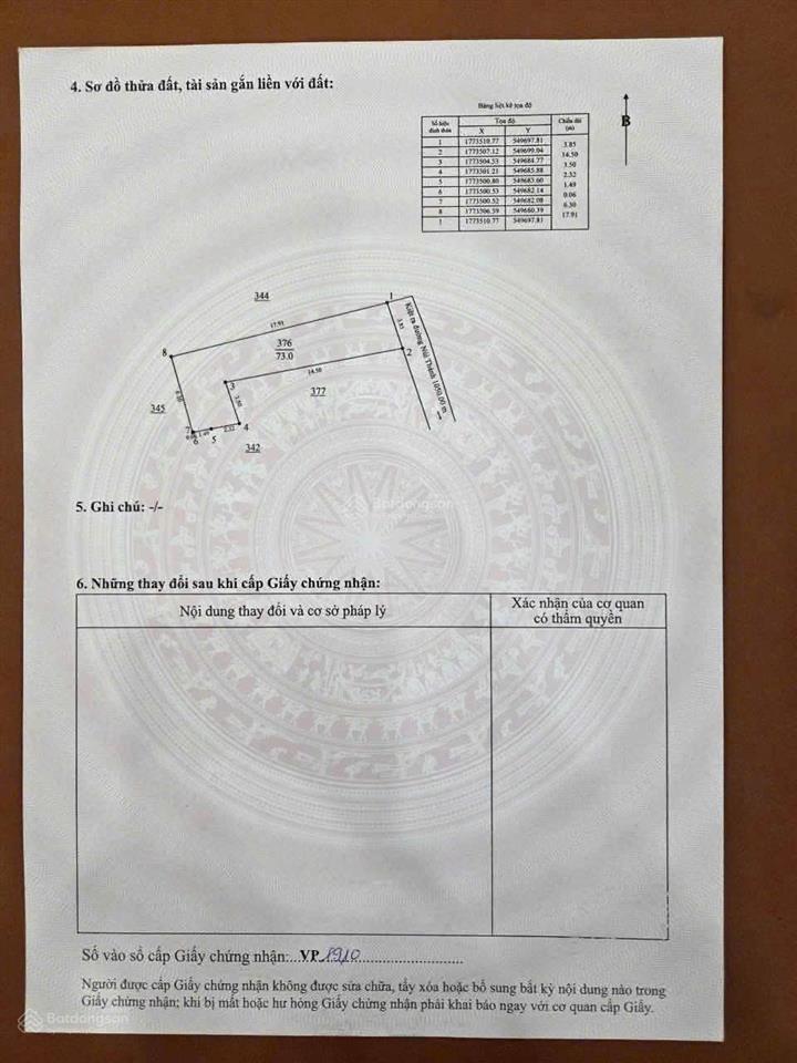 Chính chủ bán lô đất kiêt núi thành, hòa cường nam, hải châu