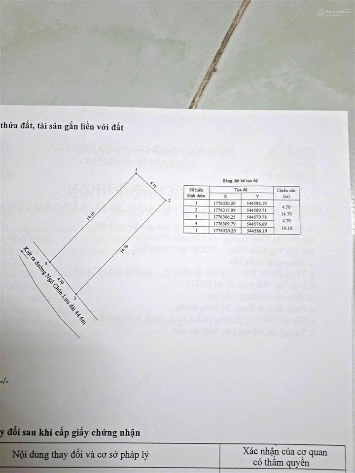 Chính chủ bán lô đất kiệt ngô chân lưu, hòa minh , liên chiểu