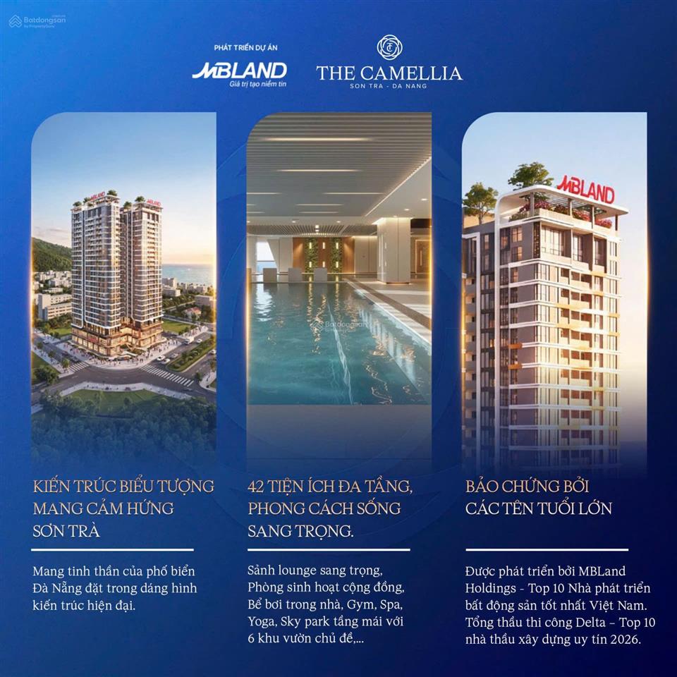 Chính thức nhận booking giỏ hàng căn hộ biển hiếm có  the camellia sơn trà  đà nẵng