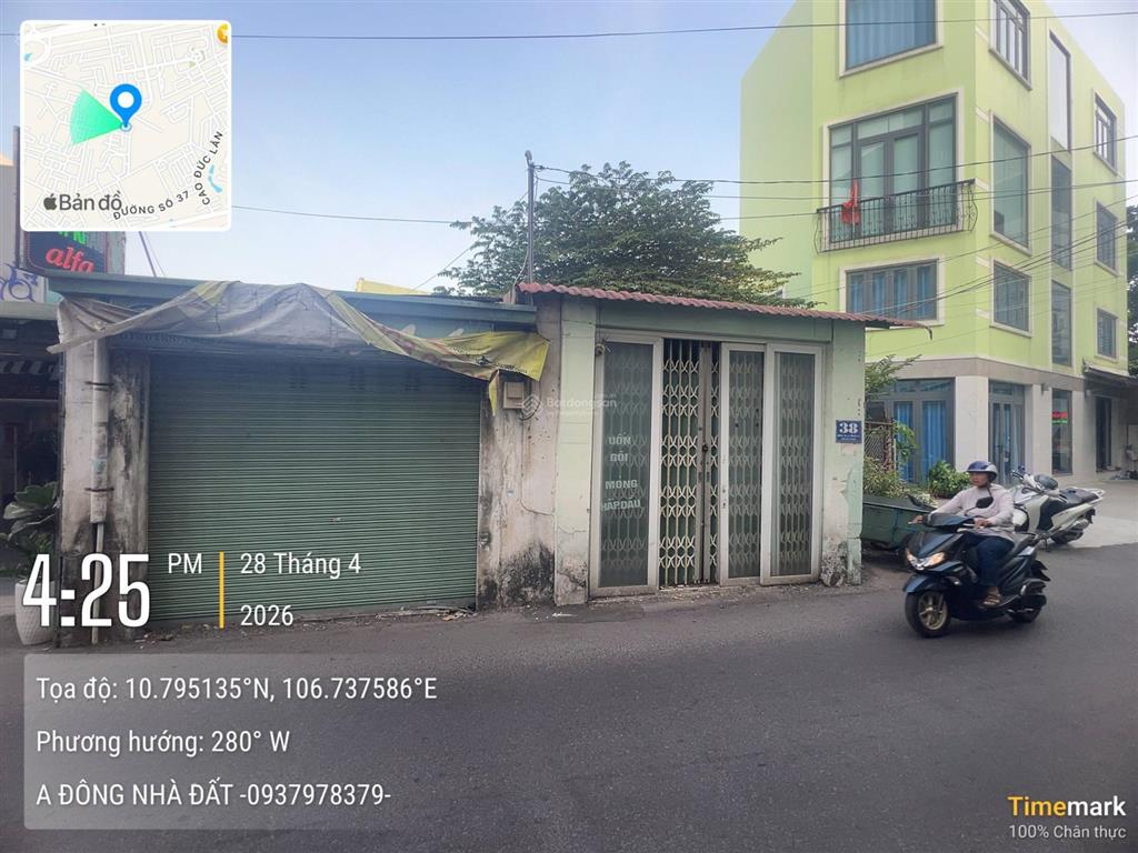 Nhà an khánhsát bên chung cư bộ công an đường xe hơi né thông thoáng .ngang 7.5m nở hậu 9.35m.