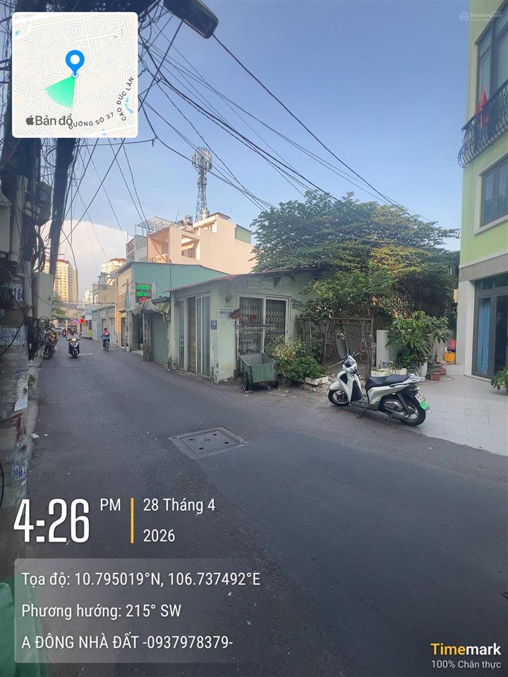 Nhà an khánhsát bên chung cư bộ công an đường xe hơi né thông thoáng .ngang 7.5m nở hậu 9.35m.