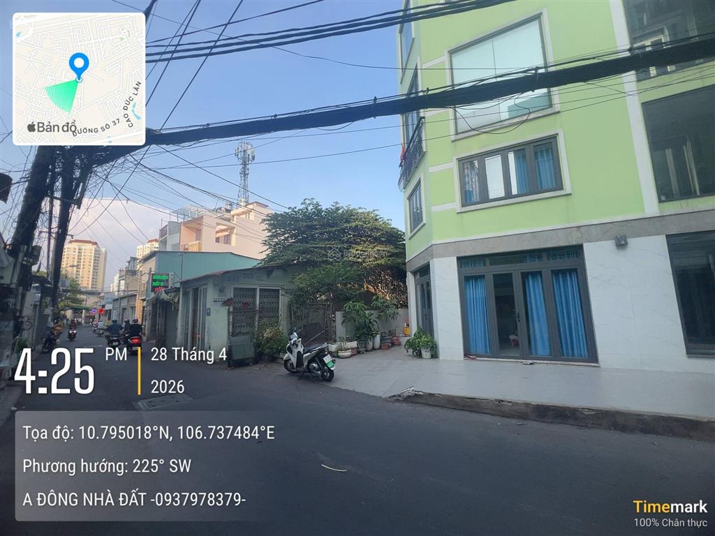 Nhà an khánhsát bên chung cư bộ công an đường xe hơi né thông thoáng .ngang 7.5m nở hậu 9.35m.