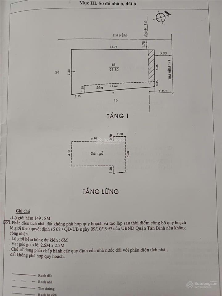 Bán nhà riêng tại 149/xx, lũy bán bích, 11 tỷ vnd, 87,25m2, 10pn, 10wc (đang cho thuê trọ)