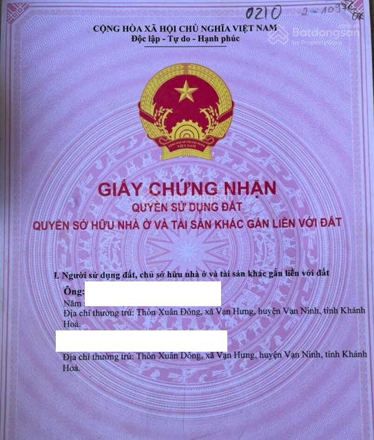 Bán đất sổ đỏ thổ cư mặt tiền ngay dốc đá trắng chỉ 7 triệu/m2  cực kỳ đắc địa