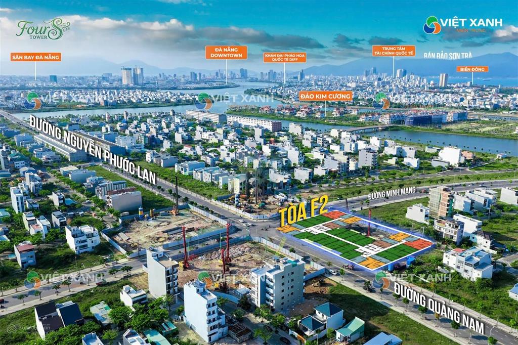 Studio sân vườn fours tower view biển siêu hiếm, tầng 07 giá từ 1,989 tỷ