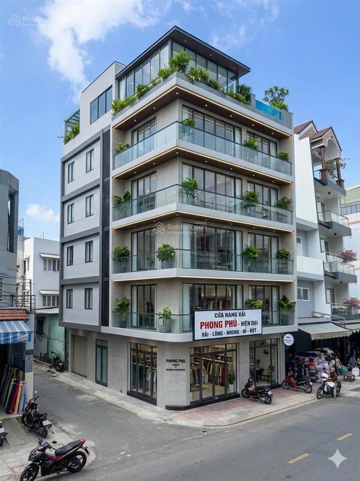 Góc 2 mặt tiền phú thọ hoà c4. 6 x 18 cn 79,2m2 vuông vức  hđt 22tr ctxd hầm + 6 tầng. 14,5 tỷ tl