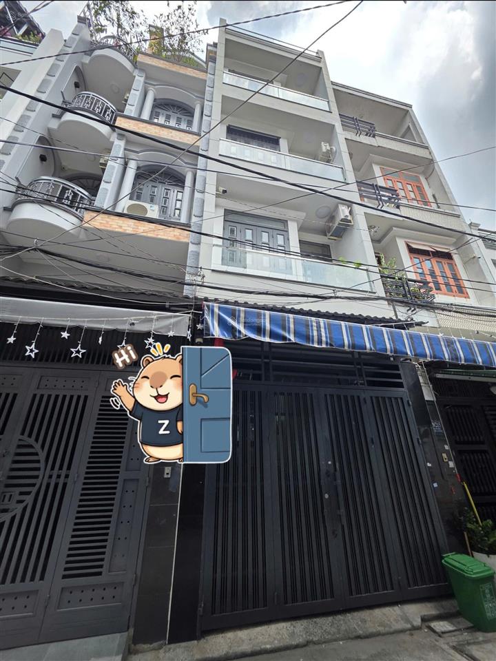 Tân hương, tân phú 4 x 15 cn 60m2 4 tầng. 8,6 tỷ tl. hẻm 6 mét hướng chánh nam