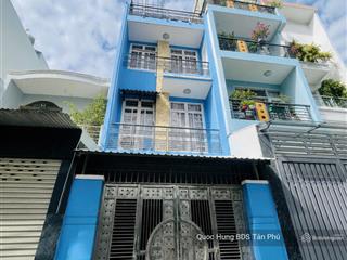 Hẻm thông xe hơi gò dầu (4m x 16.5m), đúc 3.5 tấm ngay độc lập, tân sơn nhì [giá 7.55 tỷ]