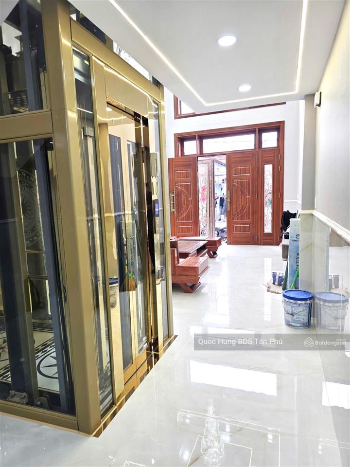Nhà mới 100% có thang máy thoại ngọc hầu (4m x 17m, đúc lửng 3 lầu)  chỉ 11.5 tỷ tl