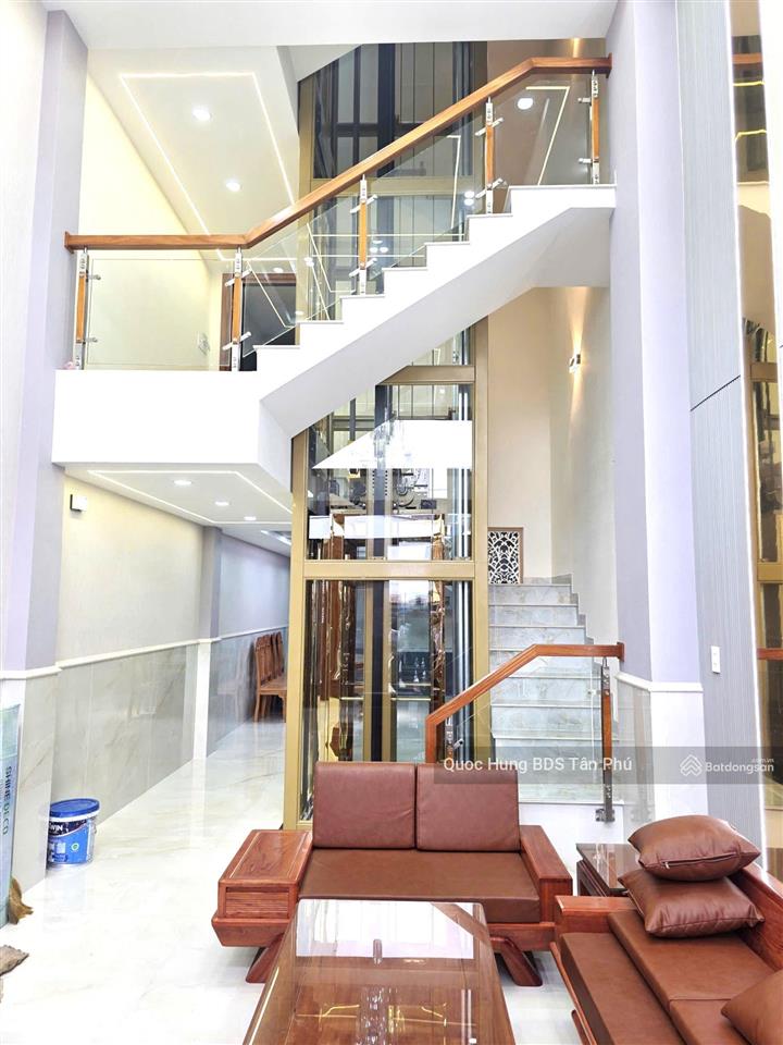 Nhà mới 100% có thang máy thoại ngọc hầu (4m x 17m, đúc lửng 3 lầu)  chỉ 11.5 tỷ tl