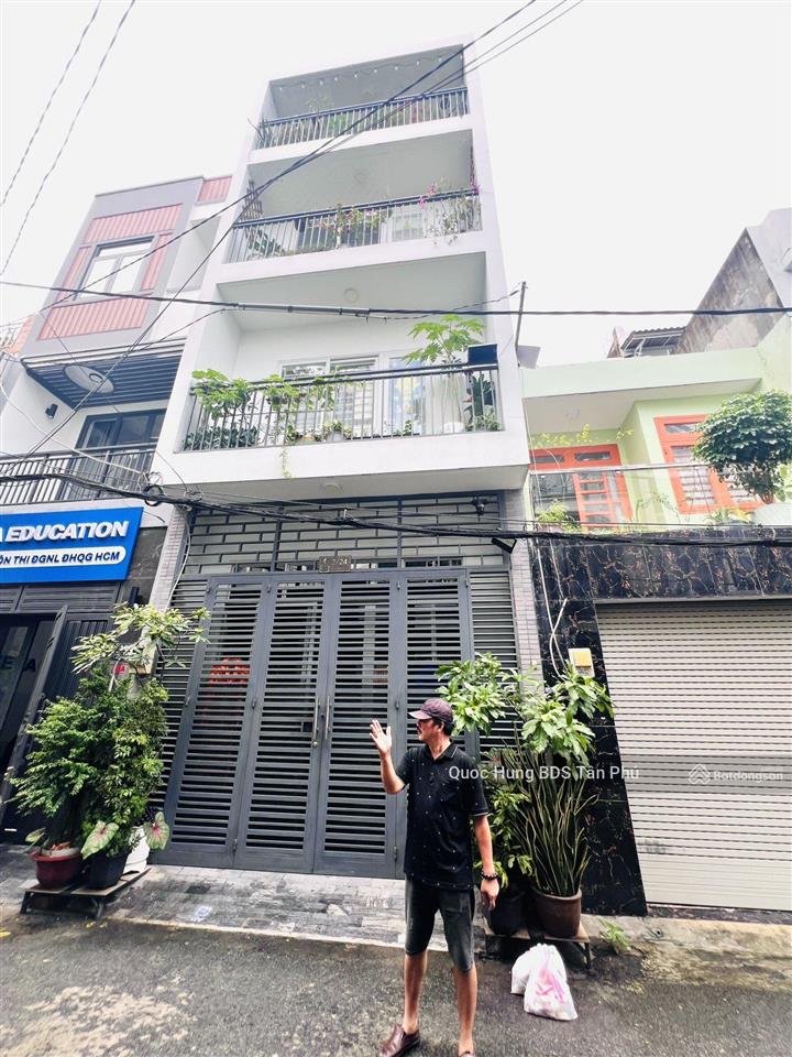 Nhà đẹp  khu cao cấp nguyễn thế truyện (dt 4.4m x 13m), trệt 2 lầu st p. tân sơn nhì
