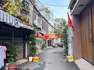 Nhỉnh 5tỷ, hẻm xe hơi 5m. phan huy ích  trường chinh, dt 55m2  sổ a4  1 đời chủ