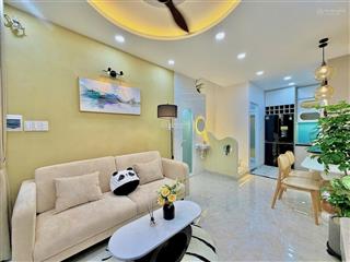 Nhỉnh 3 tỷ  nhà mới lê quang định giáp phú nhuận  bình thạnh, dt45m2  3 tầng  full nt  hẻm 4m