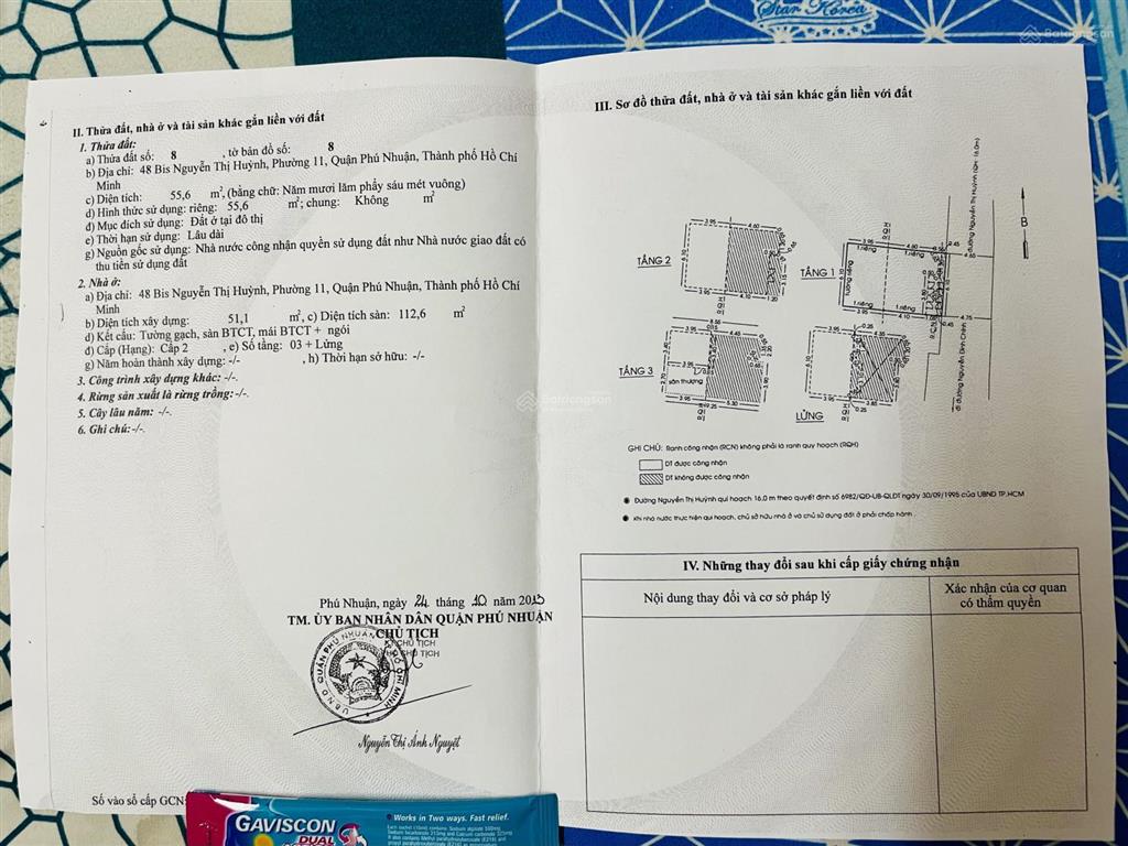 Nhà mặt tiền nguyễn thị huỳnh ngang 6.18m 4pn3wc trục đường nguyễn văn trỗi 16 tỷ tl (còn tl)