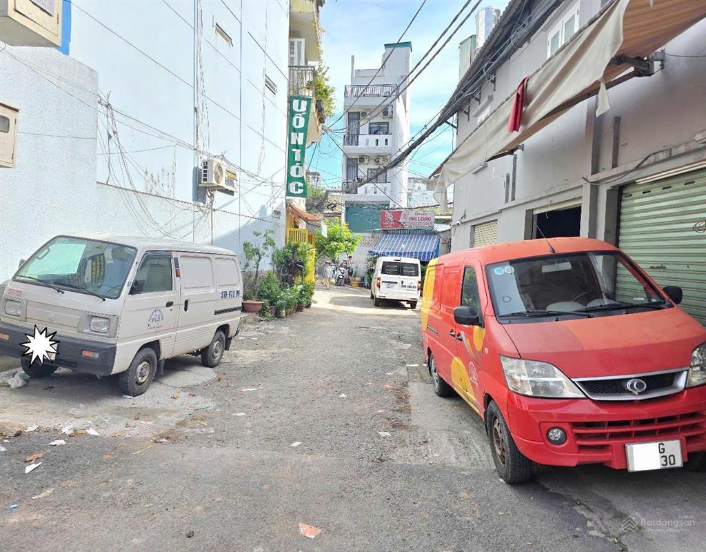 Bán nhà đẹp bề ngang lớn 7.5x10.3m hẻm ô tô đậu nhà lê quang địnhnguyễn văn đậu 4 tầng, chỉ 9.6 tỷ