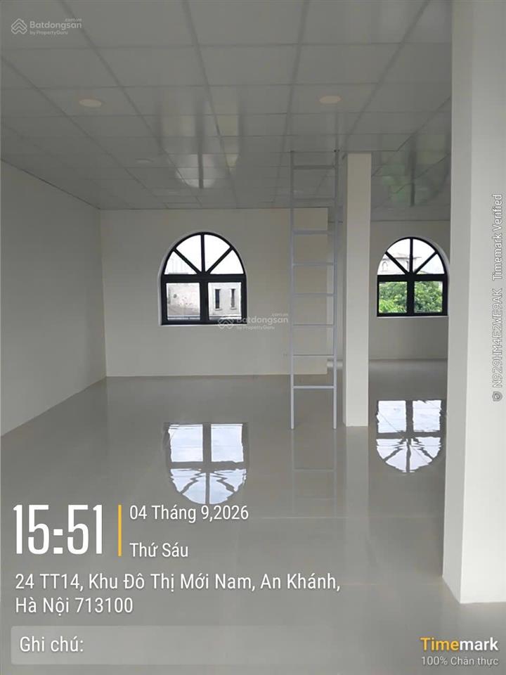 Cho thuê biệt thự 310m2 mới hoàn thiện tại kđt nam an khánh, xã an khánh mới