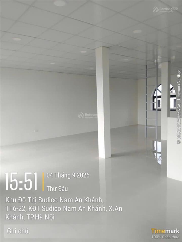 Cho thuê biệt thự 310m2 mới hoàn thiện tại kđt nam an khánh, xã an khánh mới