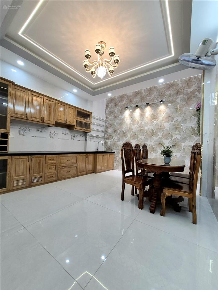 8 tỷ 5  hẻm xe hơi  63.7m²  4 tầng mới, có thang máy  gần chợ thạch đà