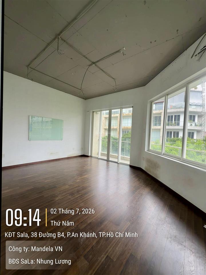 Cho thuê mặt bằng (shophouse) căn góc 3 mặt tiền sala, 5 tầng và 1 hầm, 560m2, có thang máy