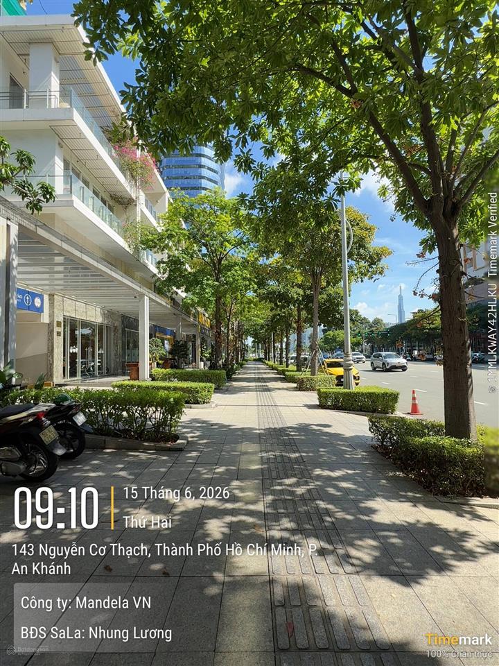 Cho thuê mặt bằng shophouse tại sala sala dtsd gần 1400m², ngang 14.2m x 24m, nội thất đầy đủ