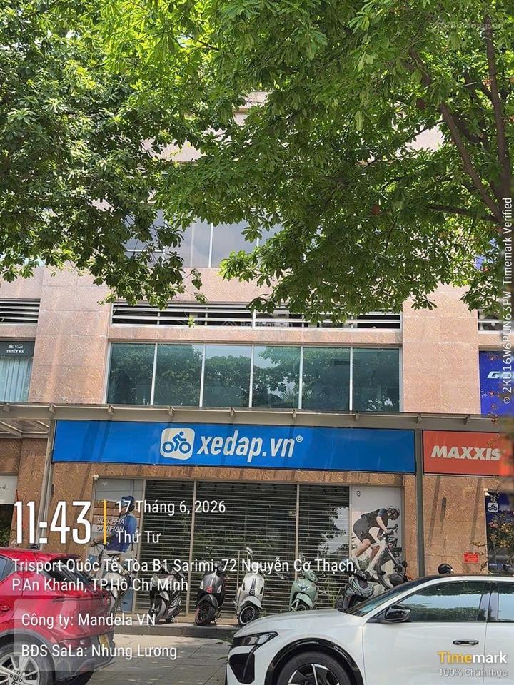Cho thuê shophouse sala 3 tầng giá 140 tr, 300m2, bàn giao đầy đủ nội thất, mt công viên