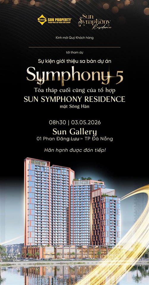 Bán căn hộ 30m2,studio tại sun symphony residence,bên bờ sông hàn