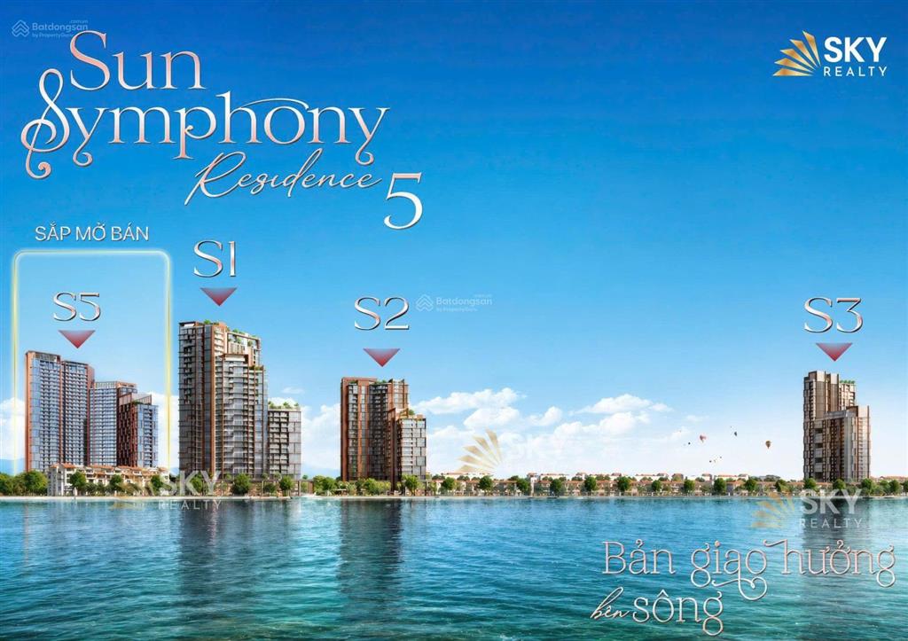 Bán căn hộ 30m2,studio tại sun symphony residence,bên bờ sông hàn