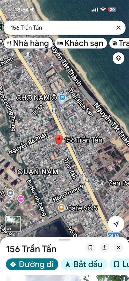 Bán lô mt trần tấn, liên chiểu gần biển nguyễn tất thành
 đường quy hoạch 7,5m + lề 4,5m