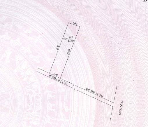 Bán đất tại hẻm đường phạm hùng, lê bình, cái răng, cần thơ, 1,064 tỷ, 113m2 đẹp