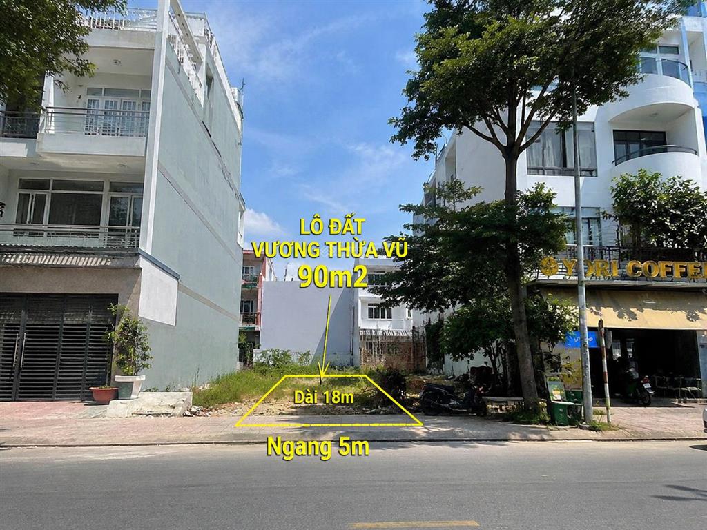Giá sốc mặt tiền vương thừa vũ 30m mà chỉ 22,5 tỏi cho lô đất đẹp sát biển.