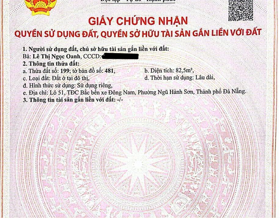 Chủ nợ bank bán gấp đất phạm khiêm ích cách biển 500m, góc 3 mặt thoáng. view công viên chỉ 7,2 tỷ