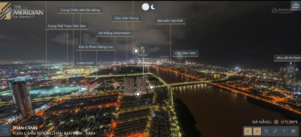 Bán căn 1pn+ the meridian trung tâm đà nẵng, dễ cho thuê, dòng tiền ổn định