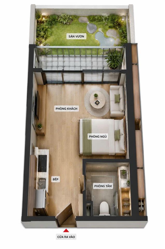 Studio sân vườn slight tower đà nẵng