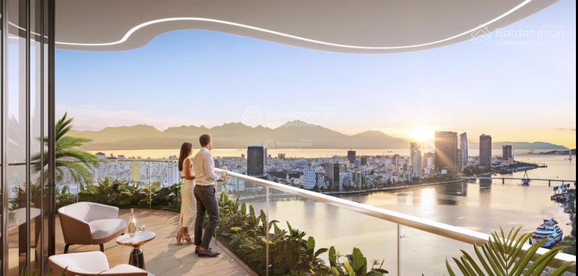 Căn 3pn góc đẹp  view trực diện cầu rồng, sông hàn & pháo hoa