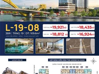 Penthouse the legend 109,6m2 riêng tư tuyệt đối, đẳng cấp khác biệt